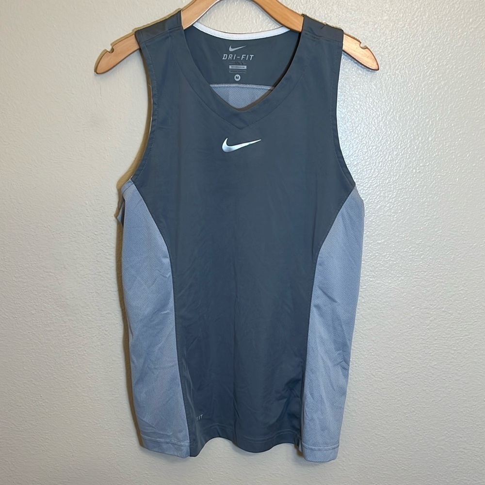 Nike Dri-Fit Grey Breathable Tank Top
